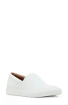 Blondo Garity Waterproof Slip-on Sneaker In White Leather