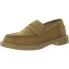 Blondo Halo Womens Leather Slip-on Loafers In Brown