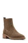 Blondo Heartly Block Heel Boot In Taupe Suede