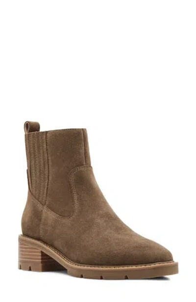 Blondo Henry Waterproof Leather Chelsea Boot In Taupe Suede