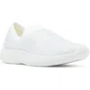 Blondo Karen-r Waterproof Knit Sneaker In White Stretch Knit