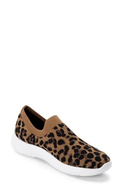 Blondo Karen Waterproof Slip-on Sneaker In Leopard Knit