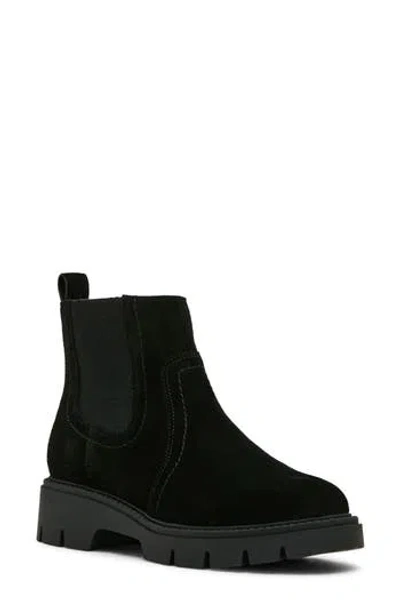 Blondo Karla Waterproof Chelsea Boot In Black Suede