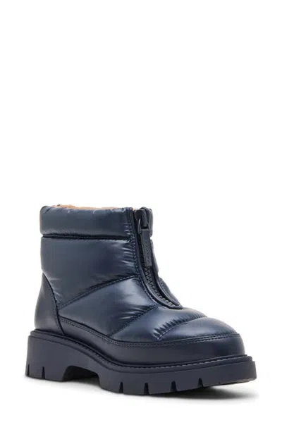 Blondo Kenna Waterproof Puffer Boot In Blue