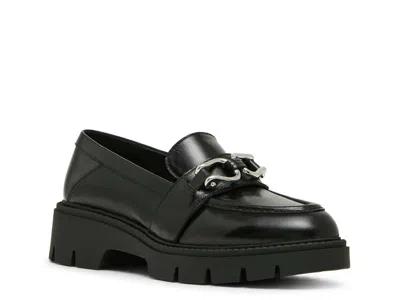 Blondo Klara Waterproof Loafer In Black Leather
