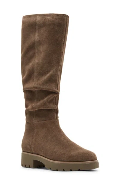 Blondo Kray Waterproof Knee High Boot In Taupe Suede