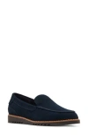 Blondo Leala Loafer In Navy Suede
