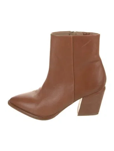 Pre-owned Blondo Leather Boots In Brown