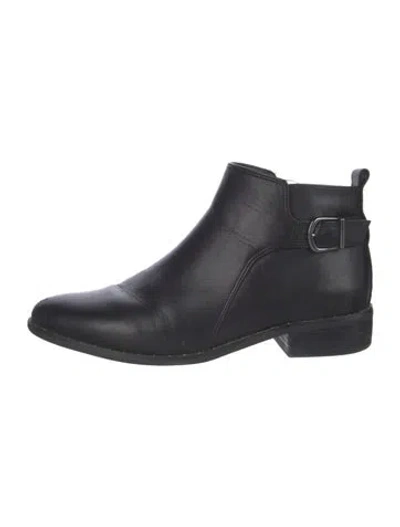 Pre-owned Blondo Leather Chelsea Boots In Black