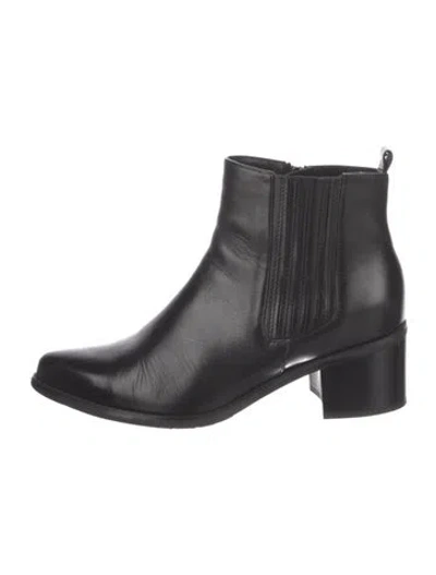 Pre-owned Blondo Leather Chelsea Boots In Black