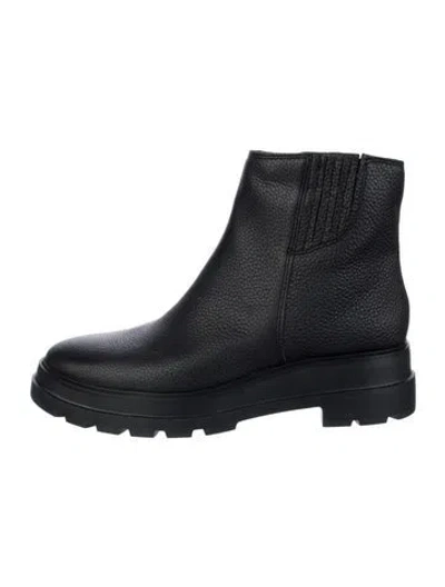 Pre-owned Blondo Leather Chelsea Boots In Black
