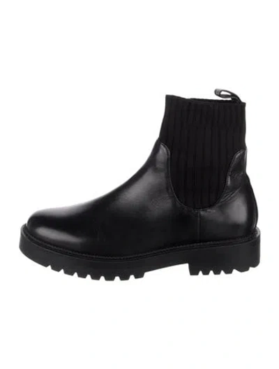 Pre-owned Blondo Leather Chelsea Boots In Black