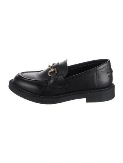 Pre-owned Blondo Leather Loafers In Black