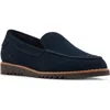 Blondo Libra Waterproof Loafer In Navy Suede