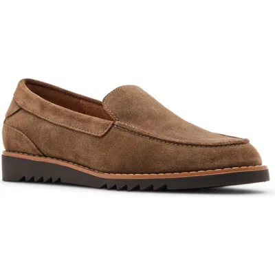 Blondo Libra Waterproof Loafer In Taupe Suede