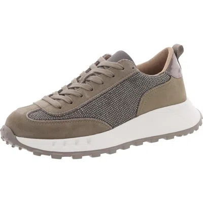 Blondo Lyandra Womens Embellished Suede Casual And Fashion Sneakers In Multi