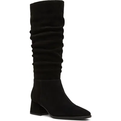 Blondo Maddix Waterproof Knee High Boot In Black Suede