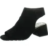 Blondo Maria Womens Suede Square Toe Block Heel In Black