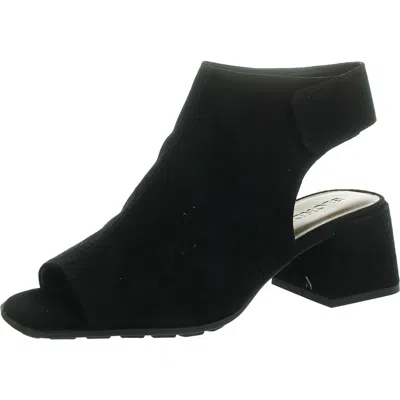 Blondo Maria Womens Suede Square Toe Block Heel In Black