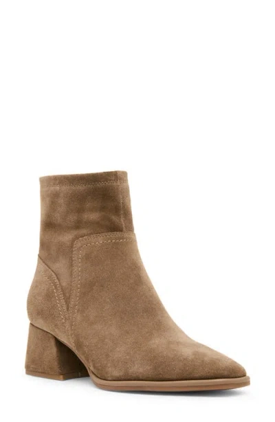 Blondo Marina Waterproof Stretch Suede Block Heel Bootie In Multi