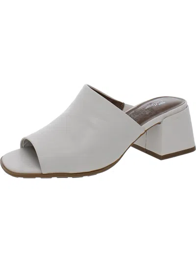 Blondo Marla Womens Leather Mule Sandals In Multi