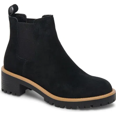 Blondo Matilda Waterproof Lug Sole Chelsea Boot In Black