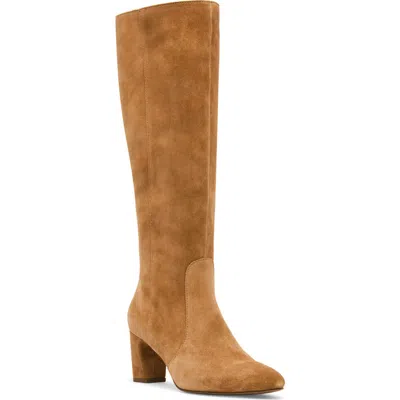 Blondo Mindy Knee High Leather Boot In Orange