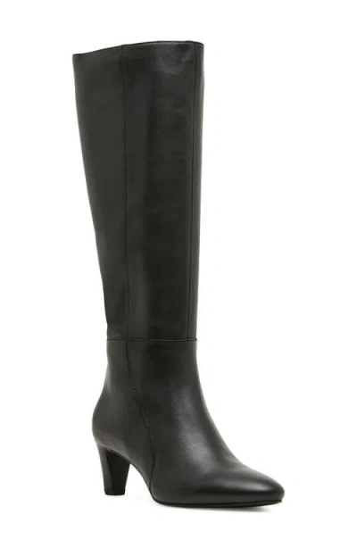 Blondo Nadine Leather Knee High Boot In Black