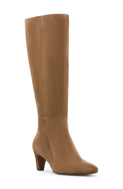 Blondo Nadine Leather Knee High Boot In Brown