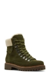 Blondo Natasia Faux Shearling Cuff Waterproof Boot In Animal Print