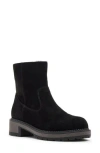 Blondo Nikkie Waterproof Suede Faux Fur Lined Boot In Black