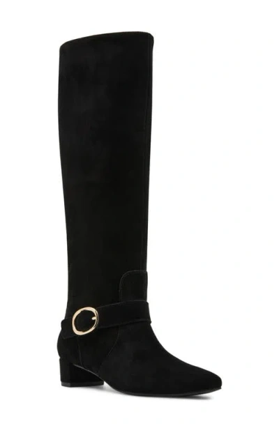 Blondo Olympia Leather Knee High Boot In Black