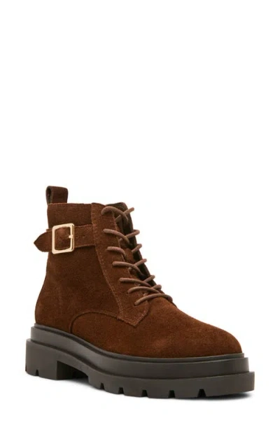 Blondo Payge Waterproof Leather Bootie In Brown