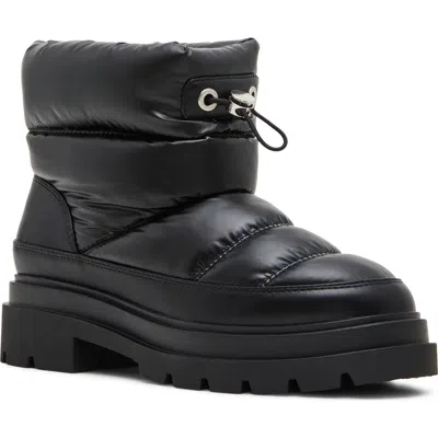 Blondo Polar Waterproof Puffer Boot In Black Nylon/pu