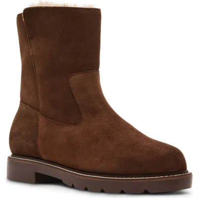 Blondo Proper Waterproof Suede Boot In Chocolate Suede