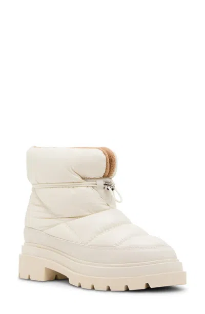 Blondo Pya Waterproof Puffer Boot In Birch Nylon/suede