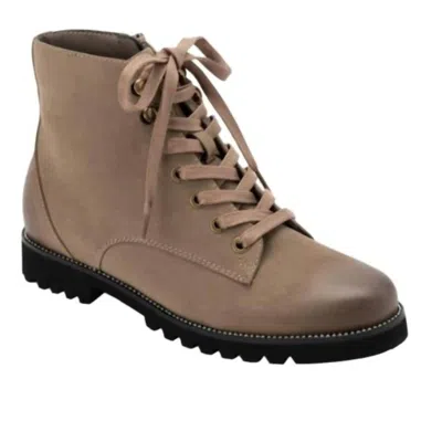 Blondo Rachelle Nubuck Leather Waterproof Boots In Mushroom In Brown