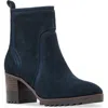 Blondo Raniah Waterproof Bootie In Navy Suede