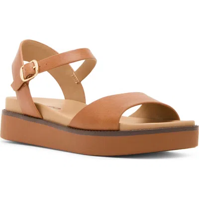 Blondo Rifkin Waterproof Ankle Strap Sandal In Brown
