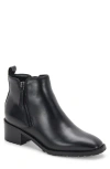 Blondo Samara Waterproof Leather Bootie In Black Leather