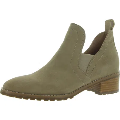 Blondo Sandra Womens Comfort Insole Ankle Boots In Beige