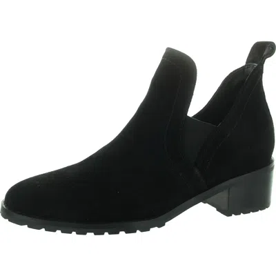 Blondo Sandra Womens Waterproof Suede Shooties In Black