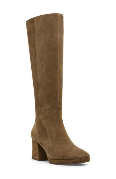 Blondo Sofie Waterproof Knee High Platform Boot In Animal Print