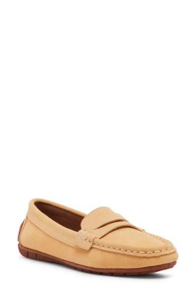 Blondo Shellby Waterproof Driving Loafer In Yellow Suede