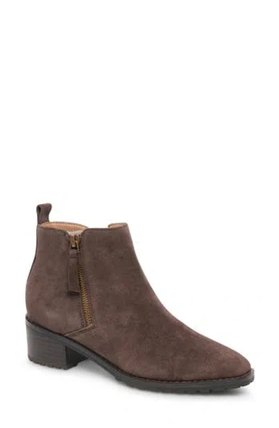 Blondo Strax Waterproof Leather Bootie In Brown