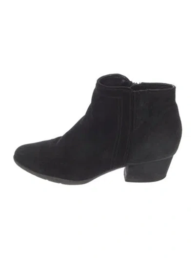 Pre-owned Blondo Suede Boots In Black