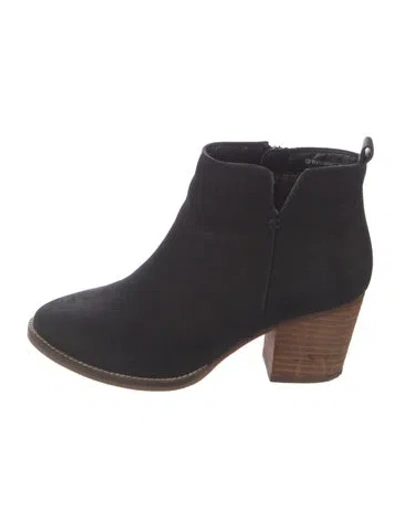 Pre-owned Blondo Suede Boots In Black