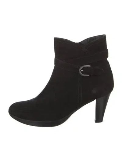 Pre-owned Blondo Suede Boots In Black