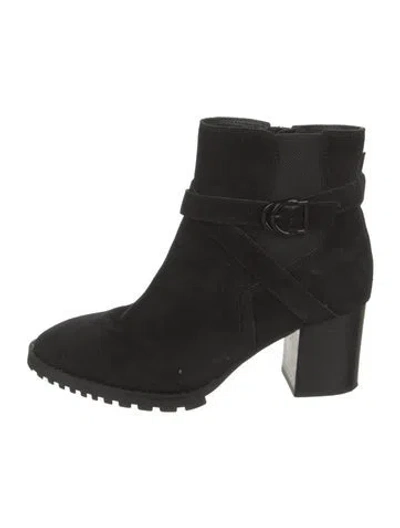 Pre-owned Blondo Suede Boots In Black