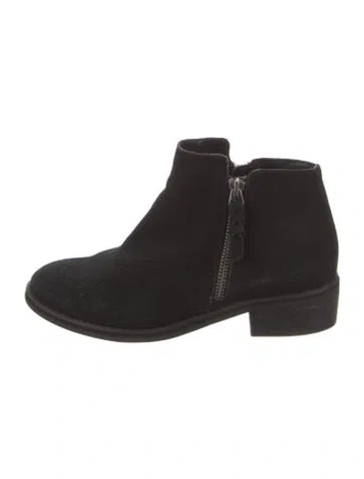 Pre-owned Blondo Suede Boots In Black